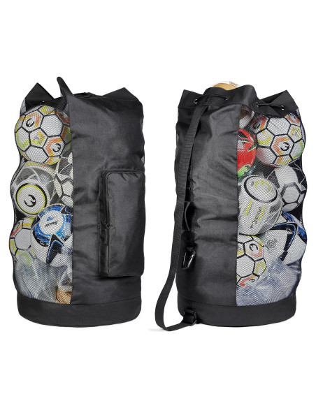 Bolsa de Malla Fitdom XL 49L para Fútbol y Deportes
