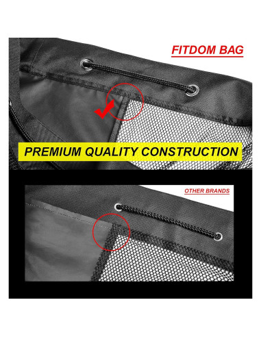 Bolsa de Malla Fitdom XL 49L para Fútbol y Deportes