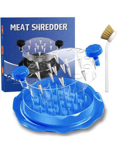 Desmenuzador de Pollo LIDIFC Grande con Cepillo - Azul