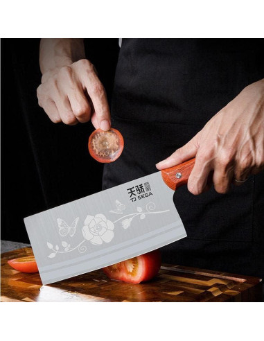 Cuchillo de Hacha de Carne TJ POP 18.8 cm Acero Inoxidable