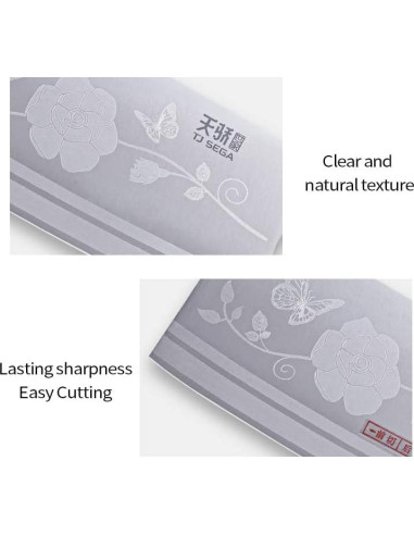 Cuchillo de Hacha de Carne TJ POP 18.8 cm Acero Inoxidable