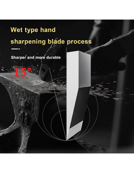 Cuchillo de Hacha de Carne TJ POP 18.8 cm Acero Inoxidable