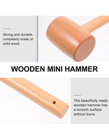 Martillo de Madera Luxshiny para Cangrejo y Langosta 30cm