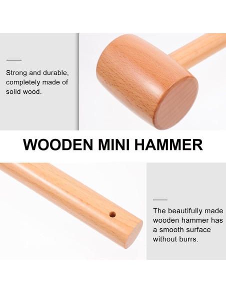 Martillo de Madera Luxshiny para Cangrejo y Langosta 30cm