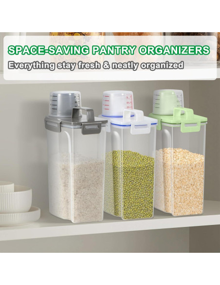 Contenedor de Almacenamiento de Alimentos TBMax 2 Pcs 2,27 kg