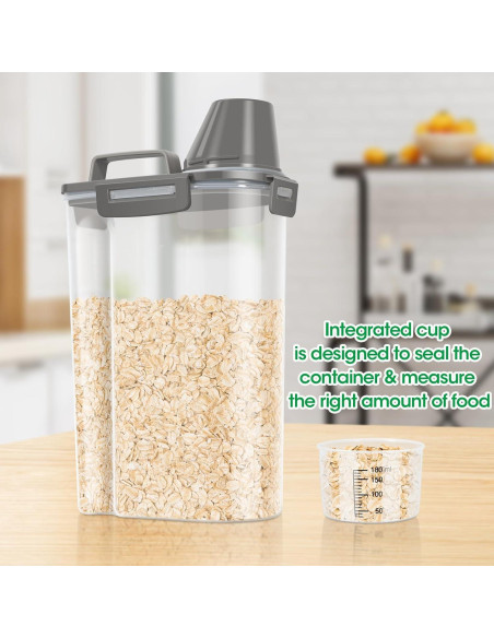 Contenedor de Almacenamiento de Alimentos TBMax 2 Pcs 2,27 kg