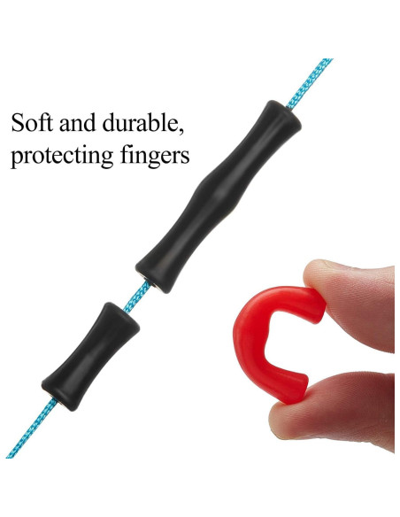 4 Protectores de Dedos para Cuerda de Arco Kurugeili