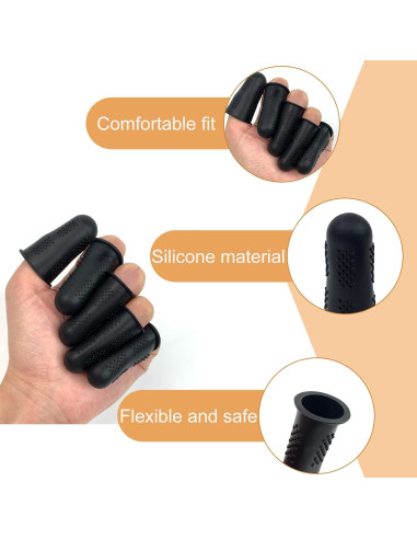 24 Tapas de Silicona Ykimok para Dedos - Antideslizantes