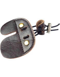 Protector de Dedos de Arquería Zelerdo - 2 Piezas Piel Vaca 2