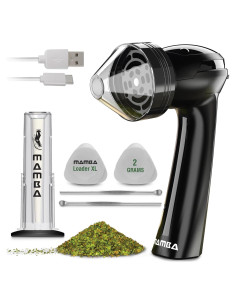 Molinillo Eléctrico de Hierbas Mamba V2-55 Negro 2g USB