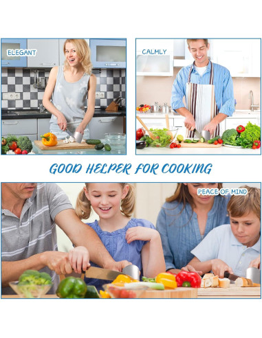 Juego de 9 Protectores de Dedos Raiten Acero Inoxidable