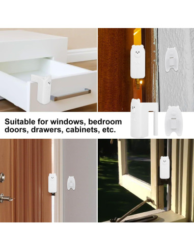 2 Protectores de Puerta para Bebés BOXOB Silicona Blanco