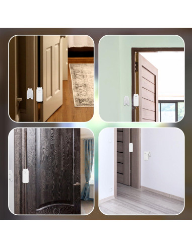 2 Protectores de Puerta para Bebés BOXOB Silicona Blanco