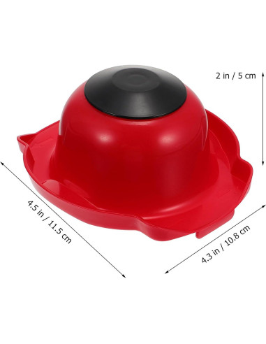 Soporte de Seguridad Alimentaria DOITOOL para Rallador Rojo