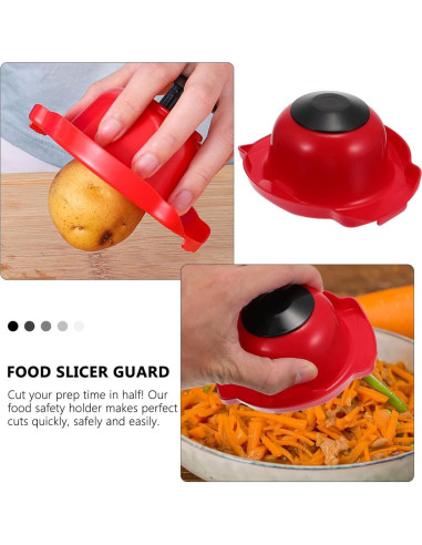 Soporte de Seguridad Alimentaria DOITOOL para Rallador Rojo