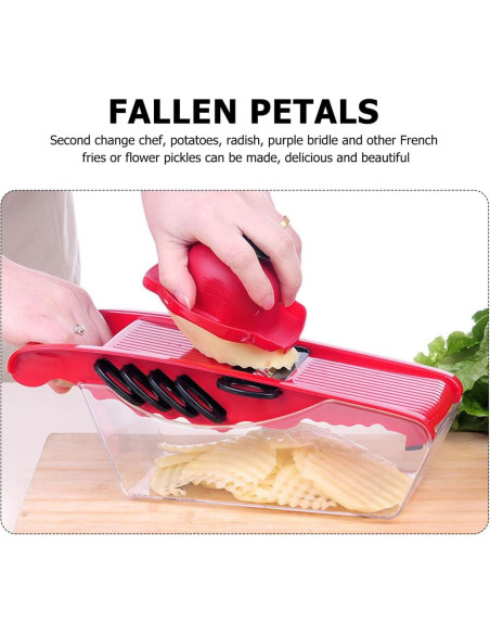 Soporte de Seguridad Alimentaria DOITOOL para Rallador Rojo