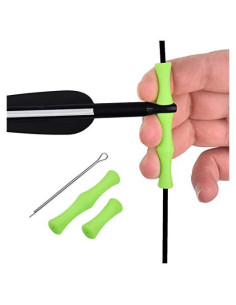 Protector de Dedos EOUS para Arco Recurvo Verde 2 en 1