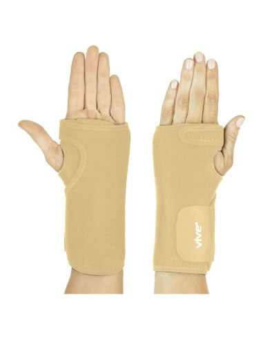 Férula de Muñeca Vive Beige Izquierda para Síndrome del Túnel Carpiano