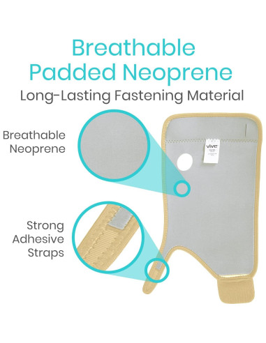 Férula de Muñeca Vive Beige Izquierda para Síndrome del Túnel Carpiano