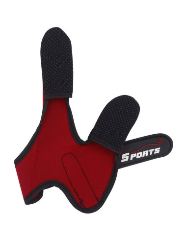 Guante de Pesca Profesional Uniwit Rojo Ajustable