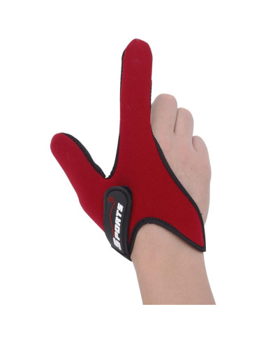 Guante de Pesca Profesional Uniwit Rojo Ajustable