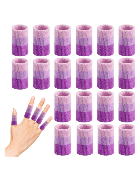 20 Protectores de Dedos de Ganchillo Asofelk 4cm Transpirables