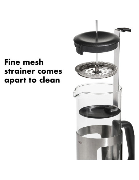 Prensa Francesa OXO Brew 8 Tazas Acero Inoxidable 0.95L