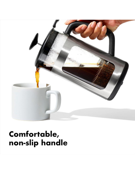 Prensa Francesa OXO Brew 8 Tazas Acero Inoxidable 0.95L