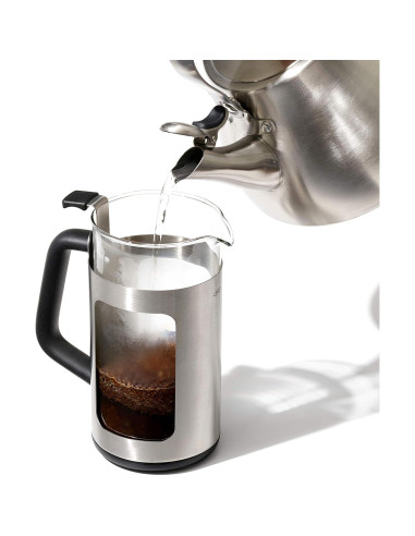 Prensa Francesa OXO Brew 8 Tazas Acero Inoxidable 0.95L