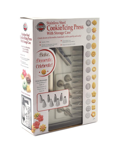 Prensa de Galletas Norpro 3299 Acero Inoxidable 1 Taza