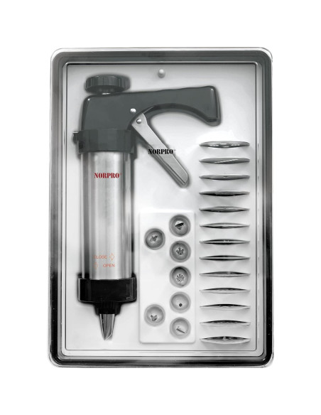 Prensa de Galletas Norpro 3299 Acero Inoxidable 1 Taza