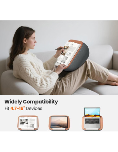 Soporte para Libros Tounee PR01 - Almohada Ergonomica Gris