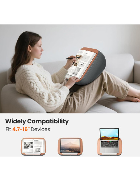 Soporte para Libros Tounee PR01 - Almohada Ergonomica Gris