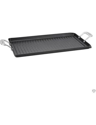 Plancha Parrilla Doble Cuisinart 45,72 x 25,4 cm Antiadherente