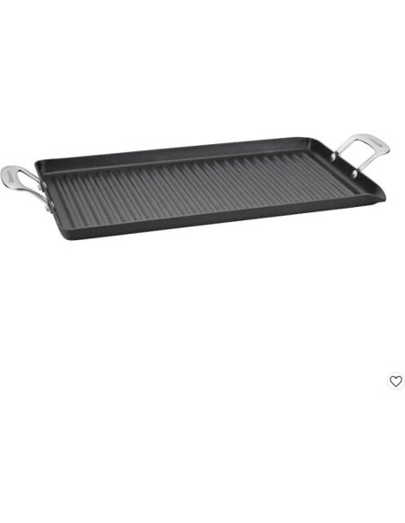 Plancha Parrilla Doble Cuisinart 45,72 x 25,4 cm Antiadherente