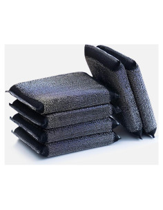 Esponjas de Acero Inoxidable EdgeVue - Paquete de 6