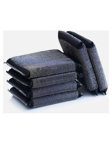 Esponjas de Acero Inoxidable EdgeVue - Paquete de 6