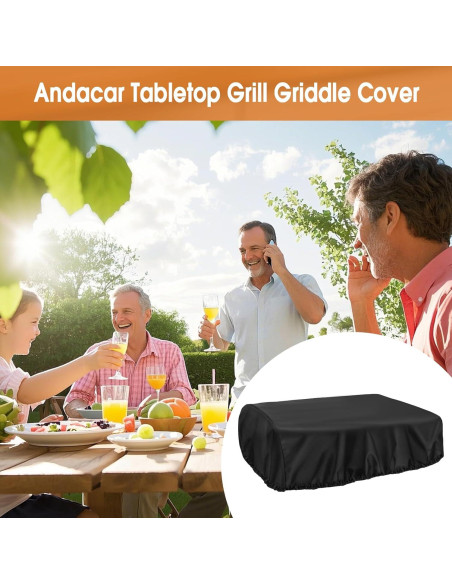 Funda Impermeable Andacar para Parrilla Cuisinart GR-300WSP1