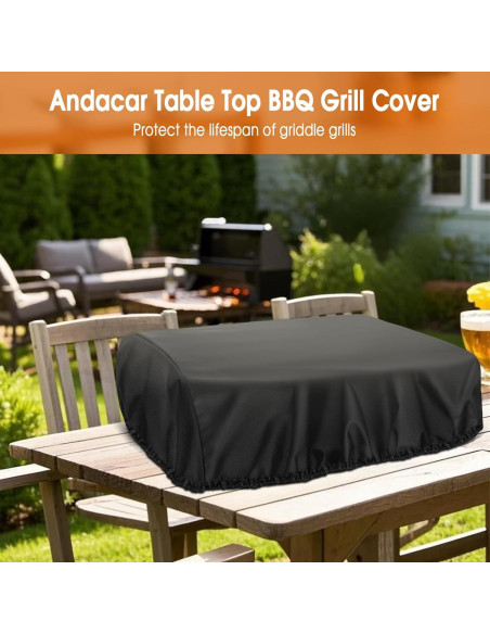Funda Impermeable Andacar para Parrilla Cuisinart GR-300WSP1