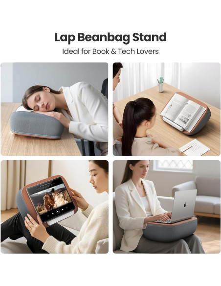 Soporte para Libros Tounee PR01 - Almohada Ergonomica Gris