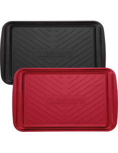 Bandejas de Asar Cuisinart CPK-200 + Prensa Hierro Fundido 2