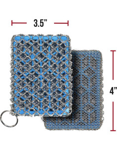 Esponja de Cadena de Hierro Fundido Knapp Made 10x8.9 cm 2