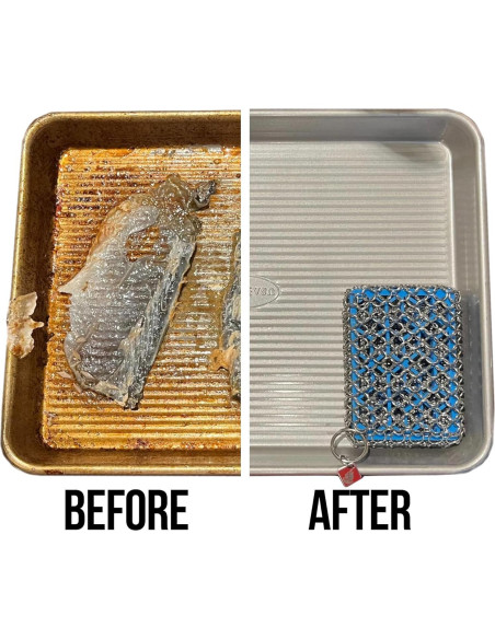 Esponja de Cadena de Hierro Fundido Knapp Made 10x8.9 cm