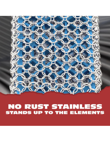 Esponja de Cadena de Hierro Fundido Knapp Made 10x8.9 cm