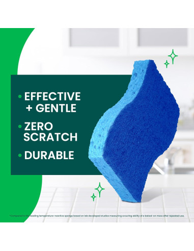 Esponjas de Cocina Scotch-Brite Zero Scratch - 3 Unidades