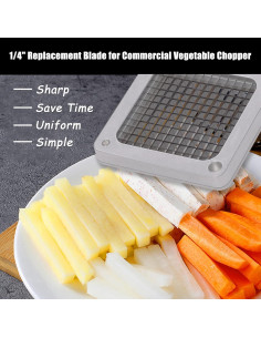 Cuchilla Cortadora de Verduras Piwerod Acero Inoxidable 1/4" 2