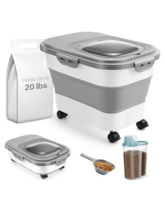 Contenedor de Alimentos Plegable ANVS 9,07 kg con Ruedas