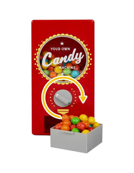 Dispensador de Caramelos Retro YORBO 25.9 cm Rojo
