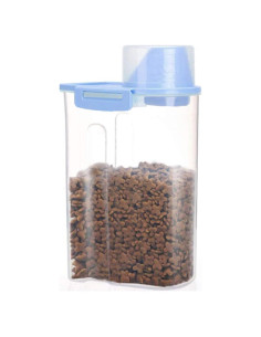 Contenedor de Almacenamiento PISSION para Comida Mascotas Azul