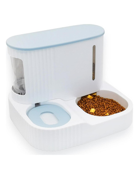 Comedero y Bebedero Automático Kathson 3L Verde para Gatos